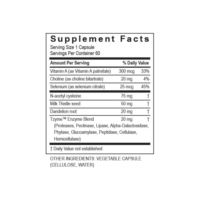 Transformation The Genesis of Good Health Enzymes Professional Protocol Liver