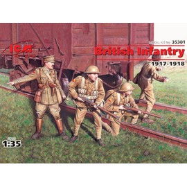 ICM Models British Infantry 1917-1918 Building Kit