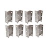 QCAA Three Fold Shutter Hinge, Half Surface for Shutter, Cabinet,