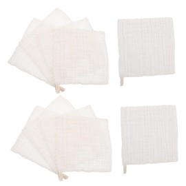 Gatuida 10Pcs Pure Cotton Washcloths Soft and Absorbent Multi Functional Towels for Newborns as Face Towels Burp Cloths and Saliva Towels Versatile and Stylish Design