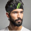 Sports Headband - Sustainable, Seamless, Elastic (Green Grey)