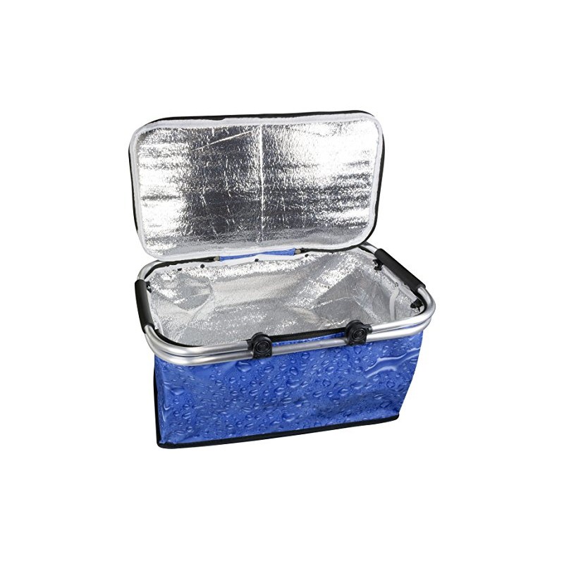 Aluminium Shopping Basket, Thermal Basket, Cool Bag, Foldable Picnic Camping
