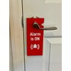 Alarm is ON/OFF Door Hanger for Home and Office (4