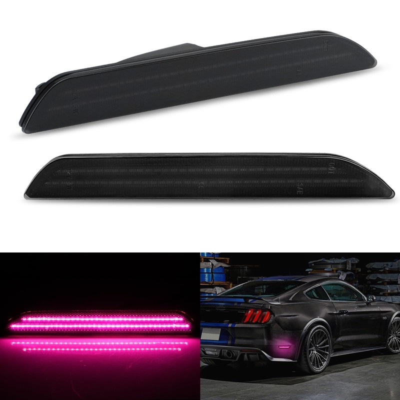 Bestview LED Side Marker Lights for Ford Mustang 2015-2023, Rear