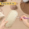 Coitak 3+6 PCS Bag Bases for Crochet with Purse Handles,