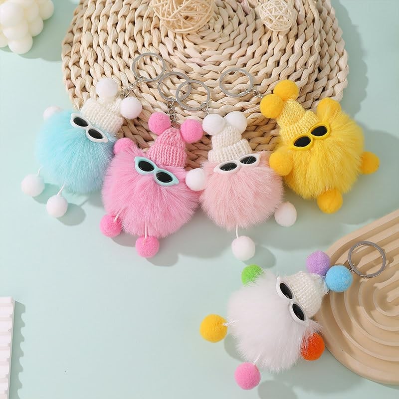 Gift School Monster Plush Keyring Lucky Charm School Courage Pendant