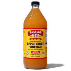 Unbranded Bragg Organic Apple Cider Vinegar with the Mother, Raw and Unfiltered, 32 fl oz.