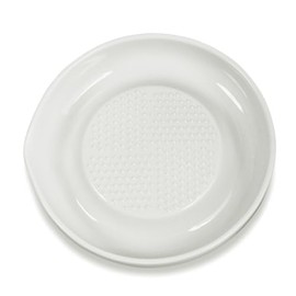 Kyocera 6.5" Ceramic Ginger & Garlic Grater, Medium – Fine Zester for Cheese, Citrus, Chocolate & More – Non-Slip, Rust-Proof, Dishwasher Safe