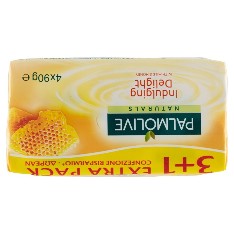 Palmolive Sap Poker Latt Miele 4 x 90g