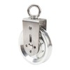 Cable Pulley Wheel Stainless Steel 360 Degree Rotation Traction Wheel