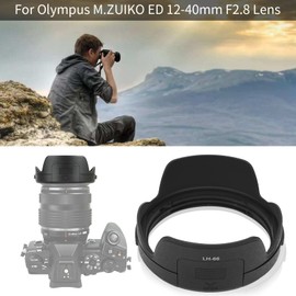 LH-66 Camera Lens Replacement 62mm for Olympus M.ZUIKO Digital ED 12-40mm F/2.8 PRO, Default