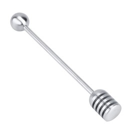 Cazos de Miel Y Jarabe, Servidor Agitador de Cuchara de Panal de Abeja de Acero Inoxidable 304 de 6.1 Pulgadas