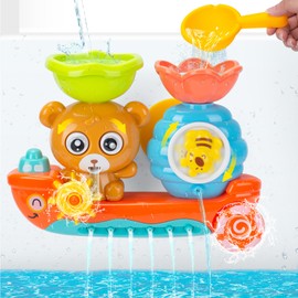 RILSO Bath Toys for 1 2 3 Years Old,Bath Toys for Babies 6-12 Months,Toddler Toys 1-5 Years Old Boys Girls Birthday Gifts,Baby Sensory 12-18 Months,Swimming Water Play Toys for Kids Age 2 3 4 5
