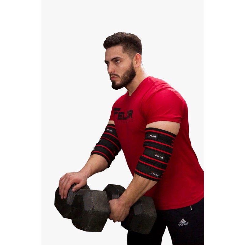 FELTER FITNESS CODERA Triple Cierre Rojo para Gym, Pesas, Crossfit,