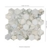 MSI Coronado Honed Hexagon Marble Mosaic Tile for Bathroom, Kitchen