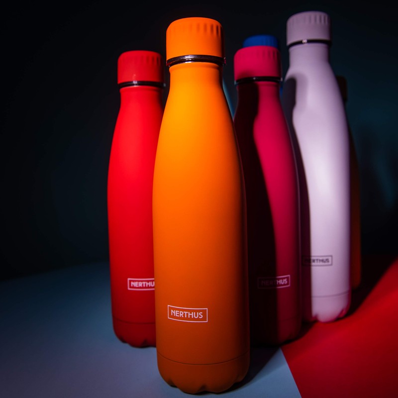 NERTHUS Termo Double Wall for Cold and Hot Pink Design