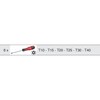 KS Tools 922.6070 Ultimate®: TORX® Screwdriver Set of 6 Perforated