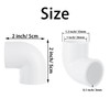 30PCS 3/4 PVC Fittings 90 Degree Elbow 2 Way PVC