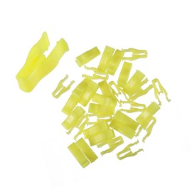 RATCHROLL Interior Trim Console Dash Panel Switch Bezel Door Side Trunk Plastic Retainer Fitting Fastener Clip Fit for Toyota for Lexus for Scion and More Cars - Pack of 30 Yellow Car Parts