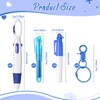 Geyoga 36 Pcs Mini Highlighter Set - Includes 9 Blue