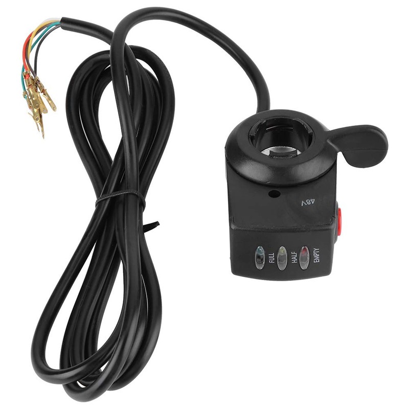 48V Speed Control Twist Thumb Throttle Assembly for E Bike