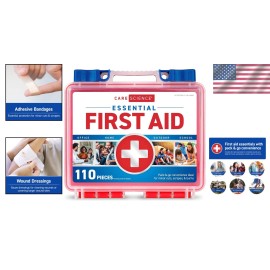 Versatile 110-Piece First Aid Kit for Emergencies - Home, Car & Camping Life