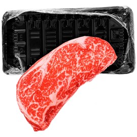 FRCOLOR Pet Steak Toy Pet Chew Toy Teether for Dogs Silent Squeaker Dog Toy Dog Steak Squeaky Dog Chew Bones Dog Chew Toys for Small Dogs Steaks Chew Toy for Dog Bite Pp Cotton Toothbrush