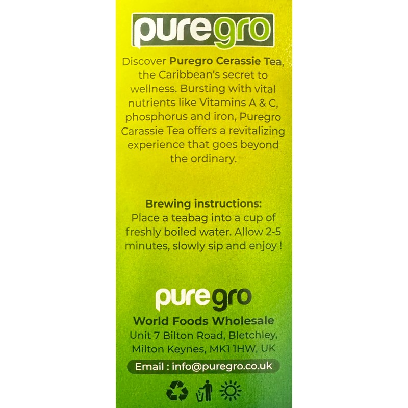 Puregro Herbal Cerassie Tea (20 Tea Bag) 40g | Herbal