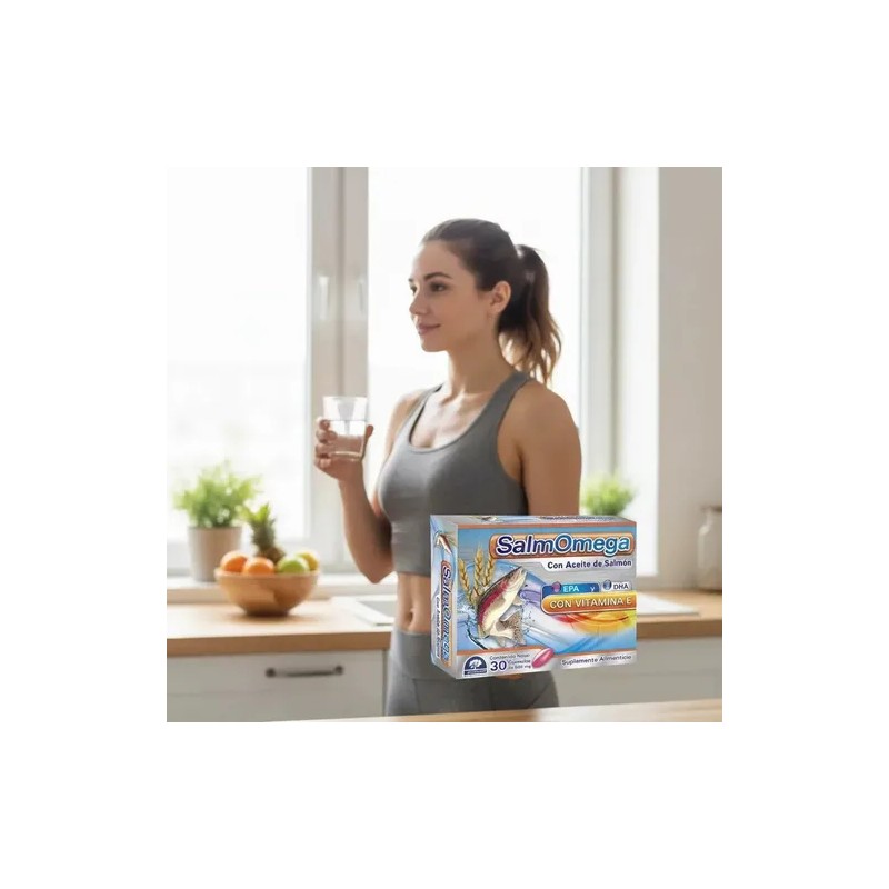 Suplemento En Cápsula Salmomega Aceite De Salmon X 600g