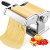 Pasta Maker Machine, Manual Pasta Maker with 9 Adjustable Thickness