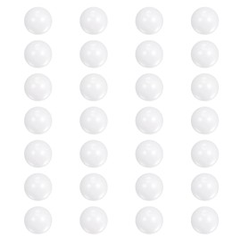QUARKZMAN Ceramic Bearing Balls, Diameter 5 mm, ZrO2 Zirconium Oxide Solid Balls G10 Precision Balls, White, Pack of 28