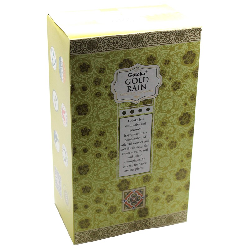 GOLOKA - Masala Incense - 180 Grams (Gold Rain)