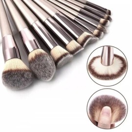 전문가용 립/쉐도우 고급 메이크업브러쉬세트(10종) 화장 컨실러 페이스 붓 Professional Lip/Shadow Premium Makeup Brush Set (10-piece) Cosmetic Concealer Face Brush
