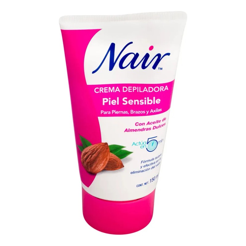 Crema Depilatoria Corporal Nair Con Aceite De Almendras Para Normal