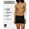 DANISH ENDURANCE Bamboo Men's Boxer Shorts, Super Soft, Elastic &