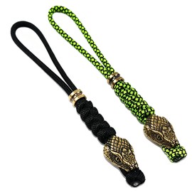 2pcs Knife Lanyards, Paracord Lanyard for Knife EDC Keychains Zipper Pulls