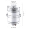 WUSILILU KF25 Oil Mist Filter,High-Efficiency Vacuum Pump Exhaust Oil Mist