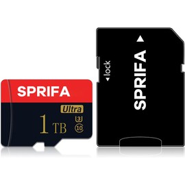 MicroSDXC Memory Card 1024GB SD Card UHS-I (U3), V30 4K A2, Class 10 Compatible, High Speed MicroSD Card, SD Adapter Included