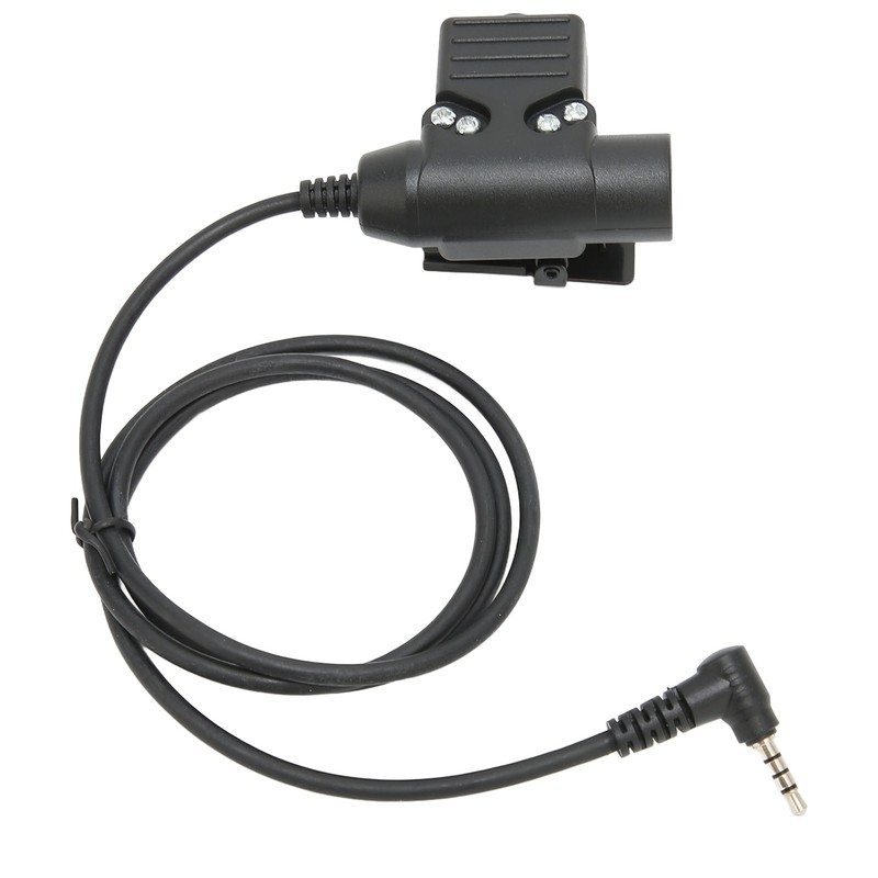7.1mm Telescopic Throat Microphone Earpiece U94 PTT Suitable for Yaese