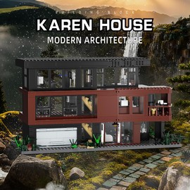 NETEHU Romance Films Fans Architecture Blocks，House Building Set House Present for Adult Halloween Christmas Valentine (979Pcs Mini Bricks)