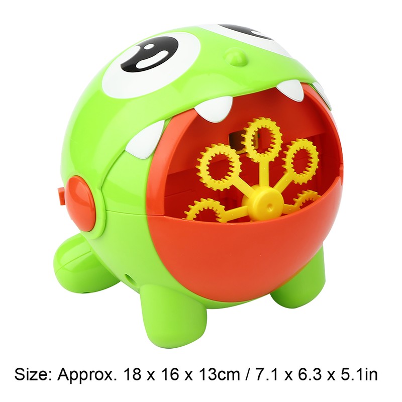Electric Bubble Blowing Toys Children Rechargeable One Button Operation Bubble
