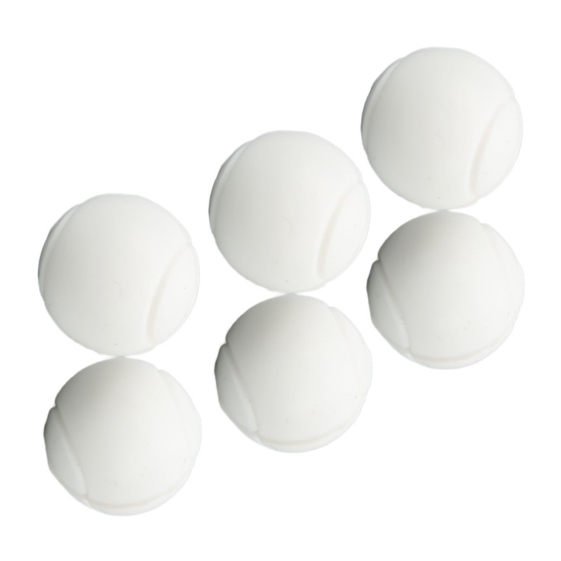 6 Pcs Tennis Racket Damper Silicone Shock Absorber Tennis Ball