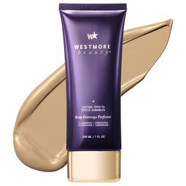 Westmore Beauty Perfector de cobertura corporal – maquillaje impermeable para piernas y cuerpo/bronceador para mujeres, mejor maquillaje y corrector d