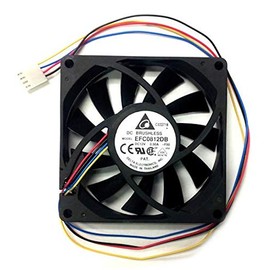 Apple Barrel 80x80x15mm High Speed PWM Fan - 48.8 CFM, 1.8E+3 RPM, 6W, 12V, 4-Pin, 41dB Noise Level, Desktop Compatible