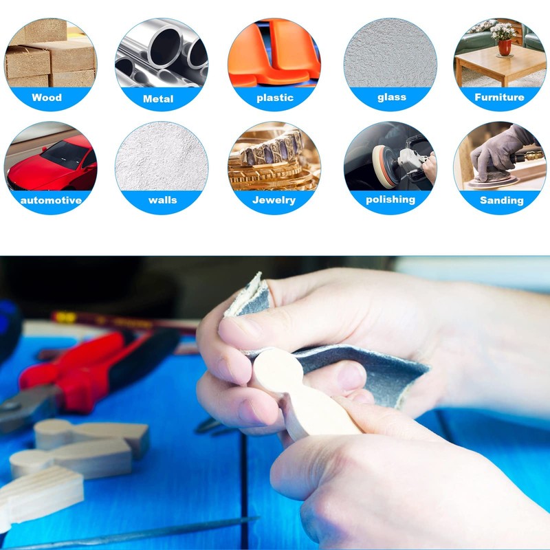 1200 To 5000 Assorted Grit Sandpaper, 23 x 9 cm,30