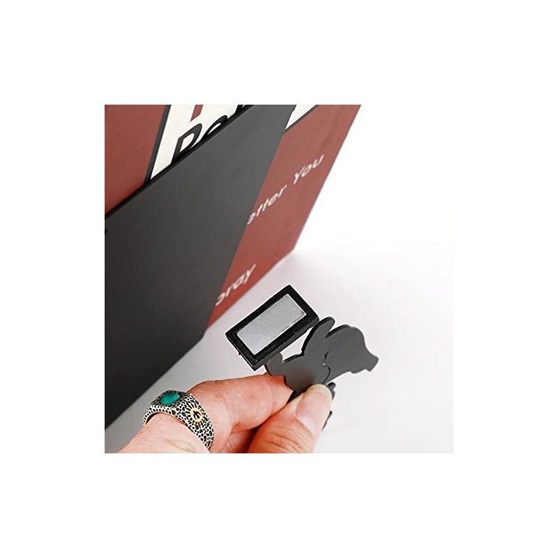I-TOTAL® - Cute Metal Book Holder Bookends/Bookends for Shelf/Table (Superhero)