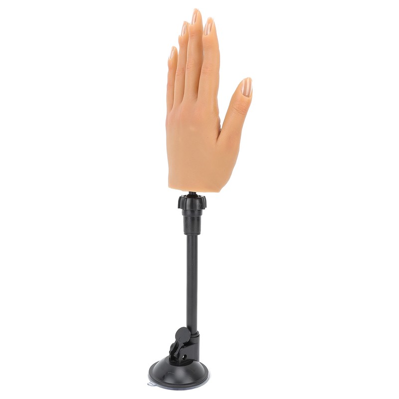 Nail Pratice Training Hand Silicone Bendable Nail Art Fake Hand
