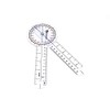 A2ZSCILAB Plastic 8" Goniometer 360 Degree ISOM Physical Therapy Angle