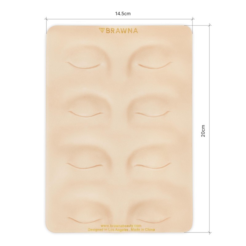 BRAWNA 3D Eyebrow PMU Practice Skin - Eyeliner Practice Skin