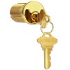 2 Pack Brass Mortise Cylinder Keyed Alike with 4 Keys